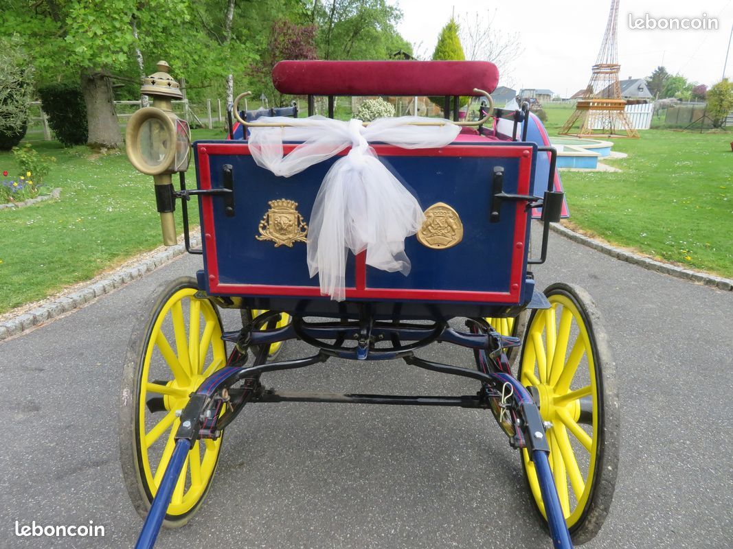 Très belle calèche ou carriole ou tonneau 4 roues achetée à Cheverny (image 4)
