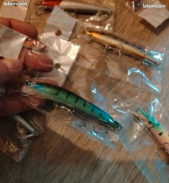 Lot De 6 Leurres De Pêche Crankbait Flottants 3,75 Cm – Neufs Sous Emballage – Marque Seasky