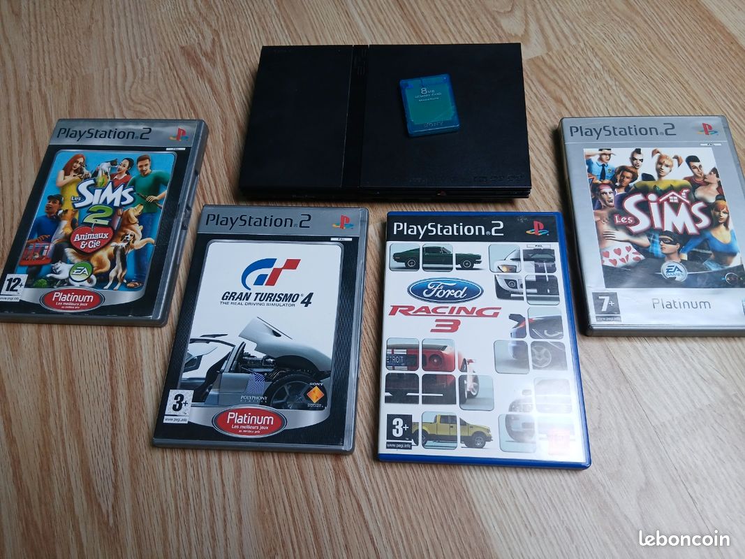 Lot PlayStation ps2 slim incomplète avec jeux Consoles