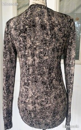Haut drapé en jersey de coton imprimé - Rabanne - Femme Haut drapé en jersey de coton imprimé - Rabanne - Femme