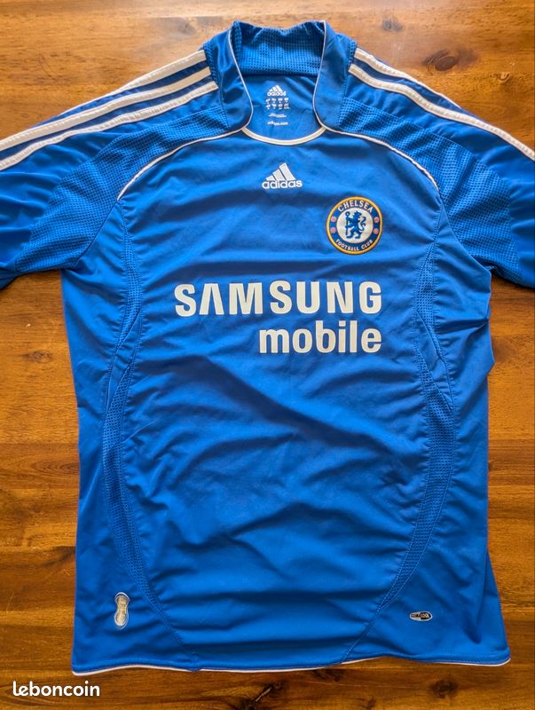 Chelsea FC Frank Lampard #8 maillot domicile 2006–08 – Adidas – XL (image 2)