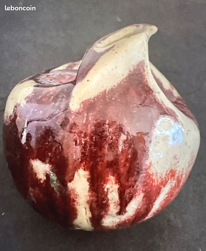 Soliflore vase en grès vintage Lucette Pillet (image 5)