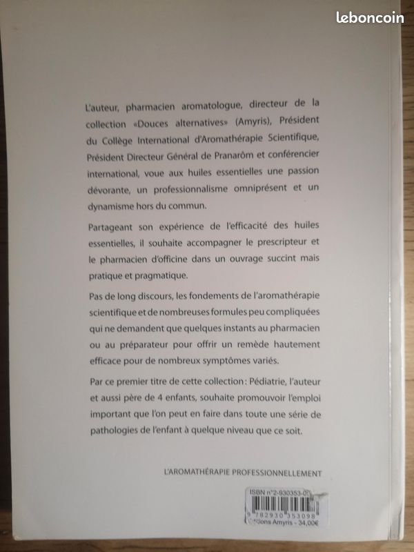 Les Cahiers Pratiques D'aromathérapie Selon L'école Française - Volume 1, Pédiatrie (image 2)
