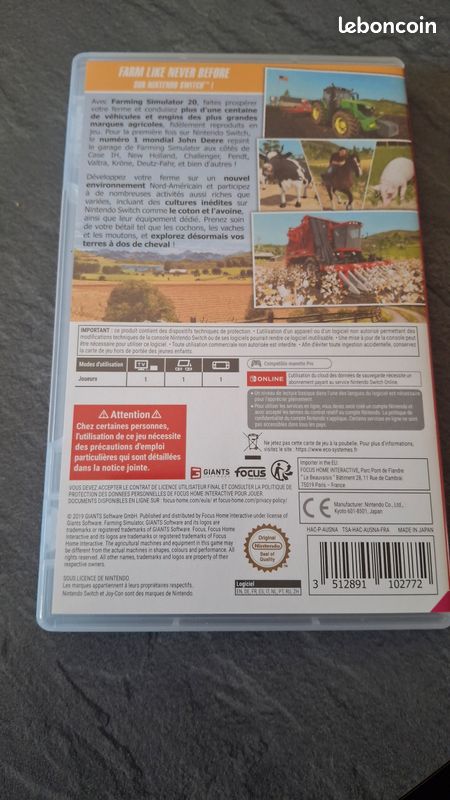 Farming simulator 20 switch (image 3)