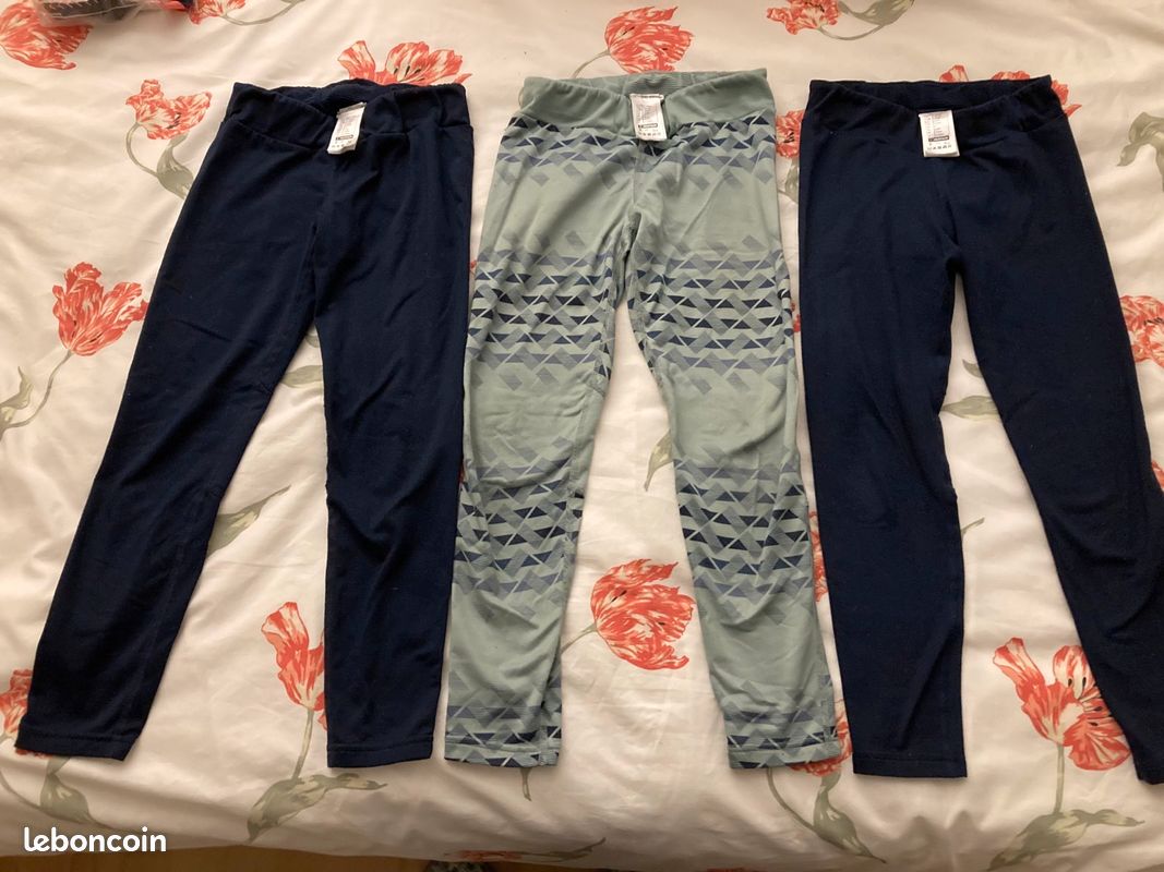 3 Leggings d’hiver ski molleton 8 ans (image 1)