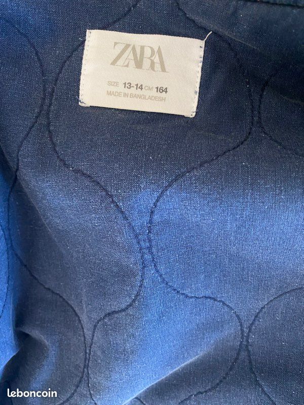 Bomber en jeans Zara (image 4)