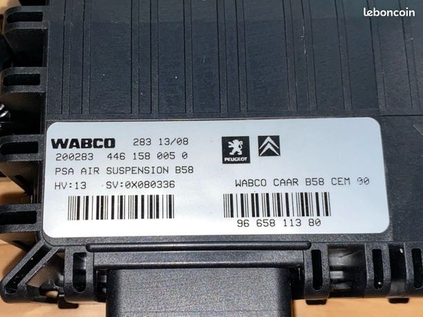 Ventouse Carrosserie Calculateur De Suspension Pneumatique WABCO Pour Citroën C4 Picasso - Pièce D'occasion Fonctionnelle - Réf. 9664385080 Pièce Rechange C4 Picasso Occasion