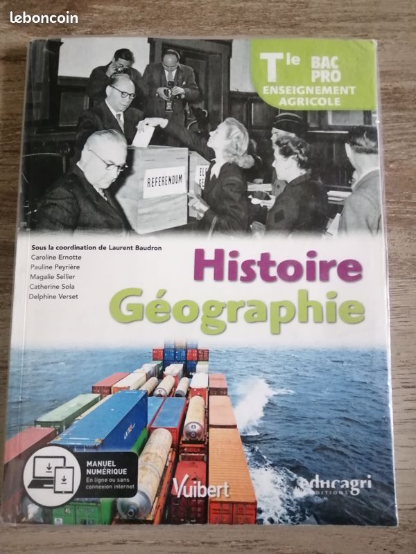 Manuel HIST/GEO Tle BAC PRO (image 1)