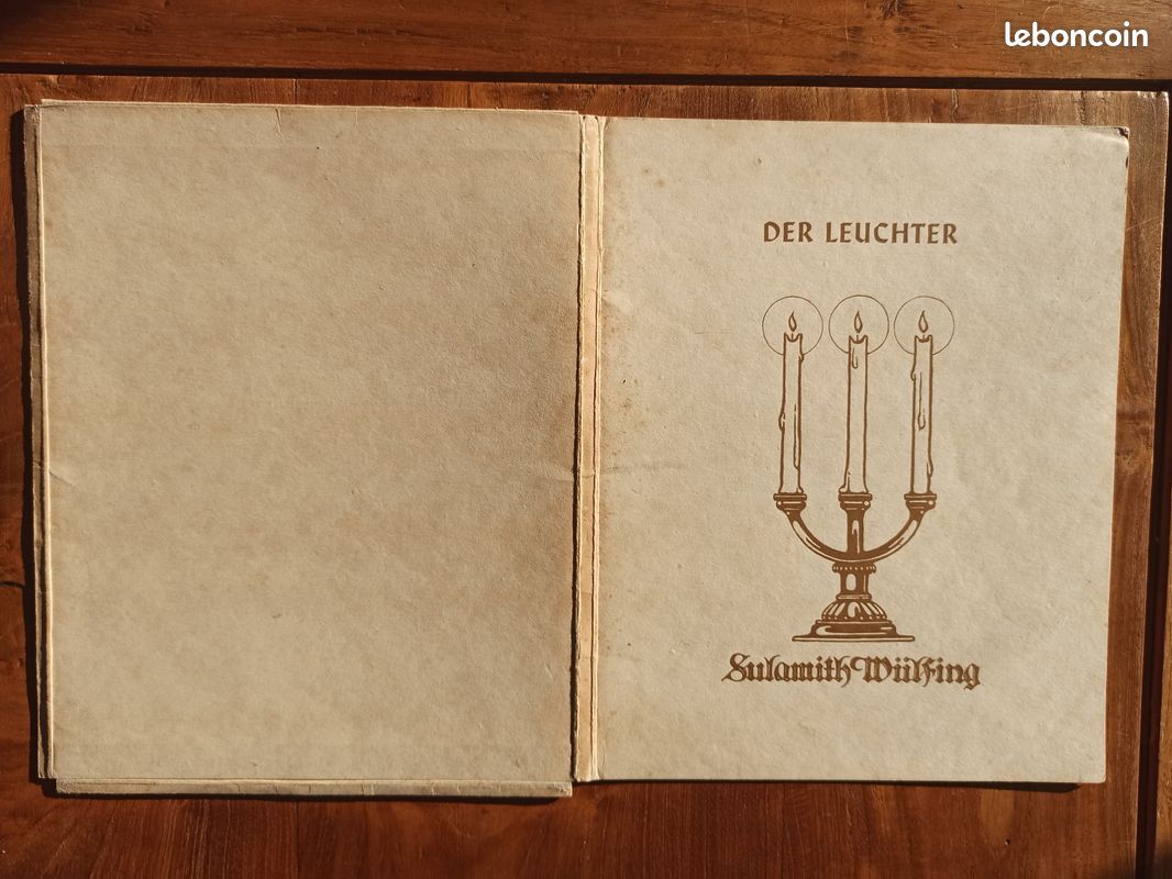 Coffret Der Leuchter, Sulamith Wülfing. 1936. Préface d’Otto Schulze-Elberfeld. Incomplet. Seulement 4 gravures. 1. Der engel. 2. Erkennen 3. Entfaltung. 4. Heimkehr des engels (image 2)