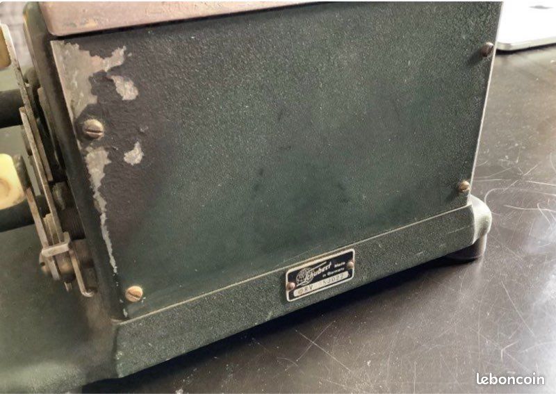 Calculatrice Mécanique Vintage Schubert Commodore 202, Fonctionne, Occasion