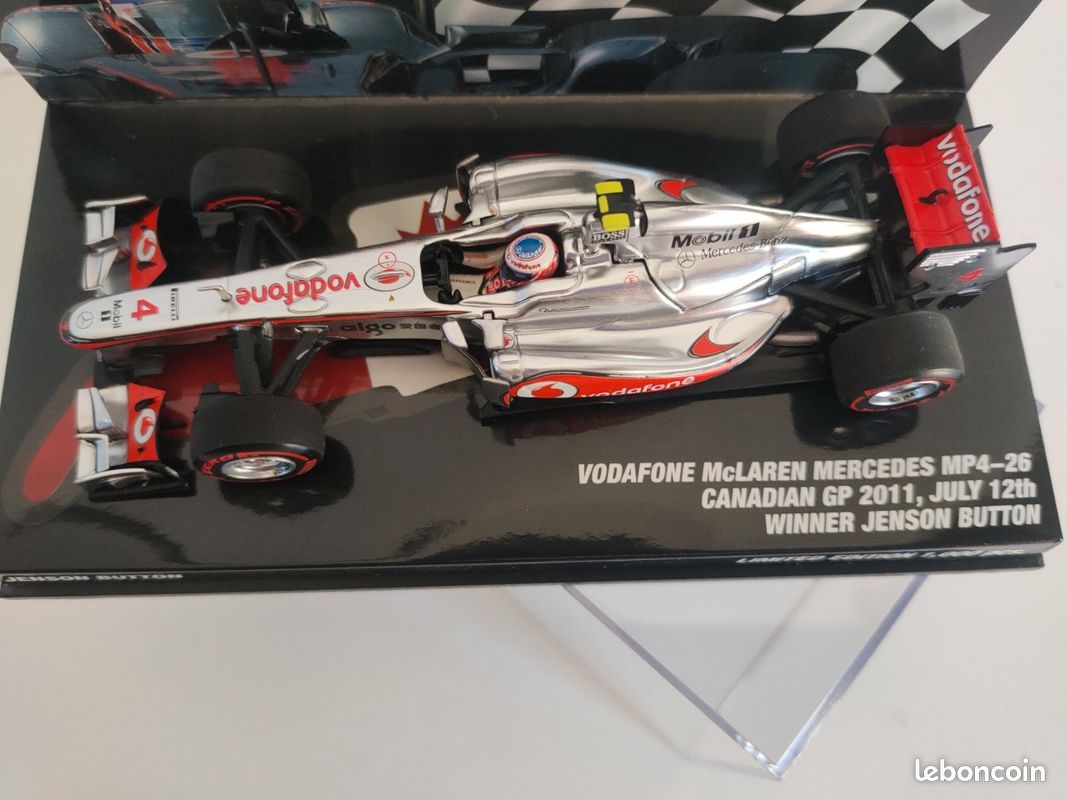 Modèle Réduit McLaren MP4-26 Button GP Canada 2011 1/43 Minichamps - Occasion