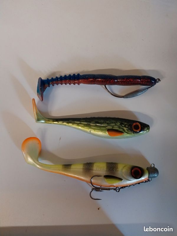 Lot leurres souples brochet (image 1)