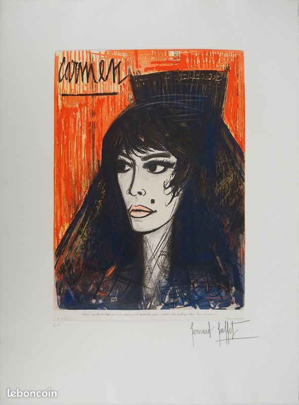 Henry LEMARIE -Le Chat, La Belette Et Le Petit Lapin - Gravure Sur Bois Signee Au Crayon 516945