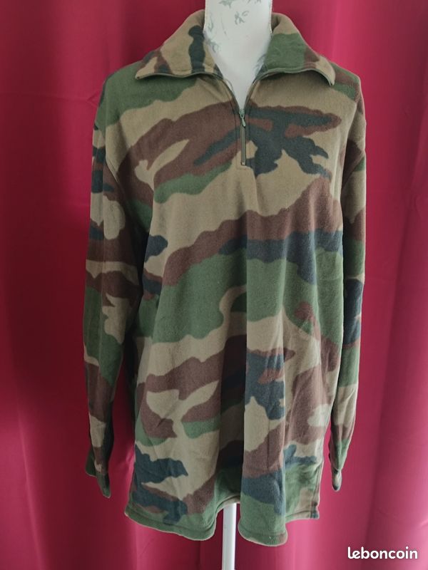 Chemise F1 polaire Armée Française (image 1)