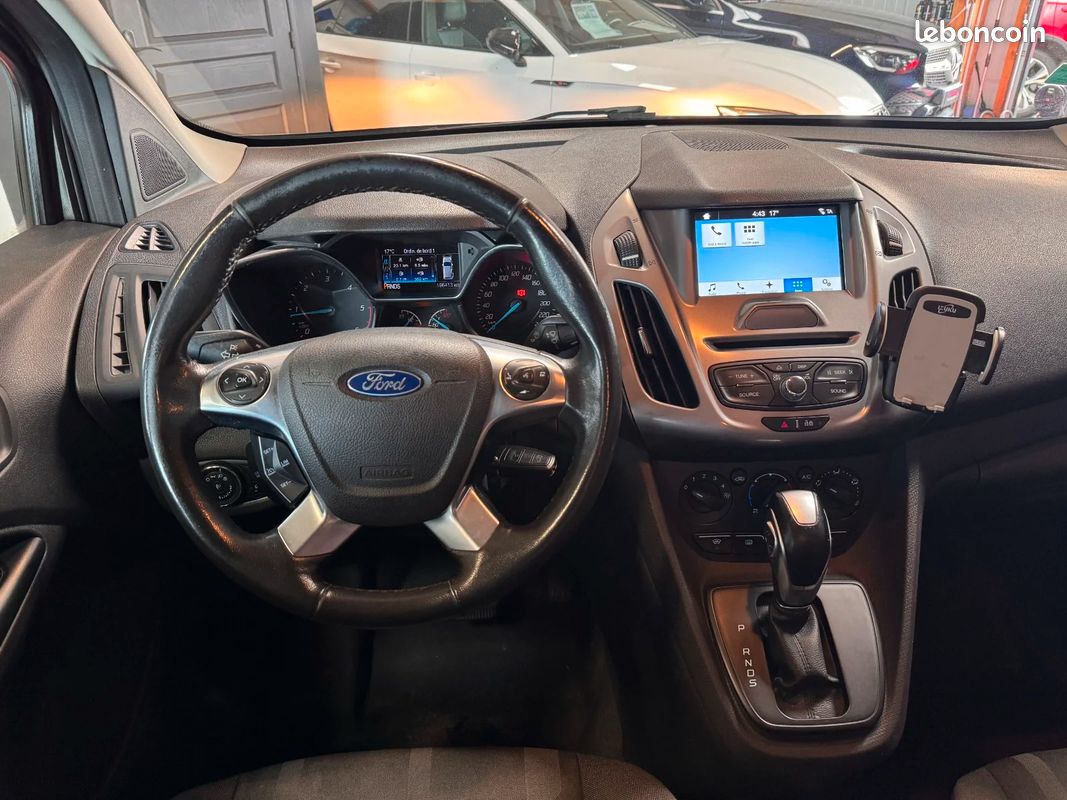 FORD TRANSIT CONNECT CABINE APPROFONDIE 1.5 ECOBLUE 120 S&S BVA8 Trend CAMÉRA DE RECUL / ANDROID AUTO / ATTELAGE / ENTRETIEN COMPLET (image 23)
