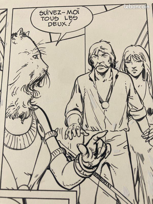 Planche originale FERRY bd ian kadeline journal de Tintin (image 2)