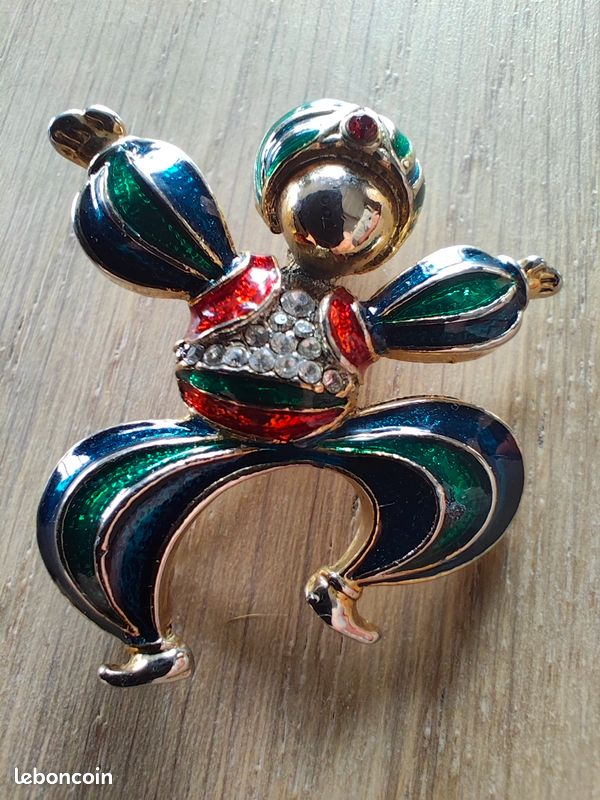 Broche Génie - Arlequin (image 1)