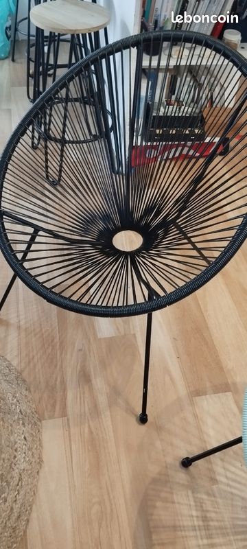 Fauteuil extérieur resine tressé (image 2)