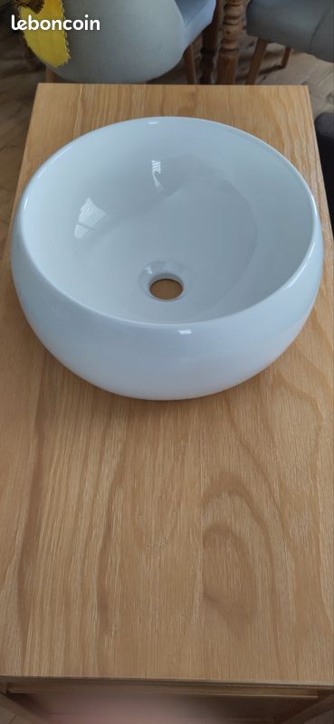 Vasque a poser ronde neuve (image 1)