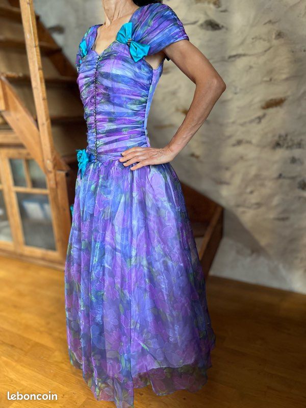 Ball Gown Robe Violette Mariage Robe De Bal Violet Indigo Mauve