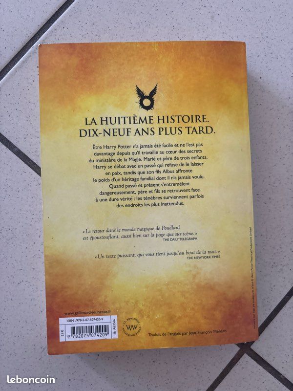 Livre Harry potter (image 2)