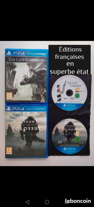 THE LAST GUARDIAN PS4 steelbook collector edition + jeu + slip cover TBE EUR 59,90 - FR