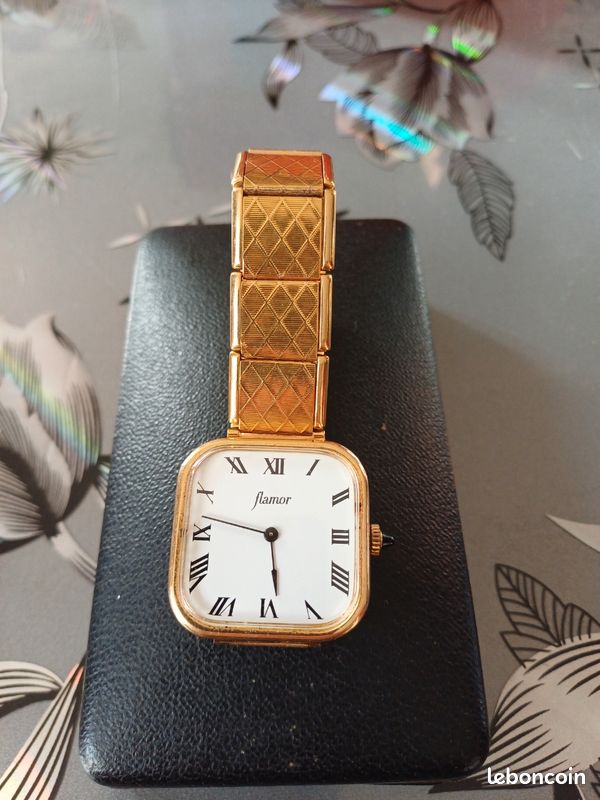 Montre Vintage Flamor NOS - Mécanique Manuelle - Boîtier Doré 40mm - Années 70