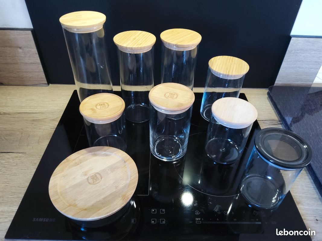 Récipient en verre les 9 (image 1)