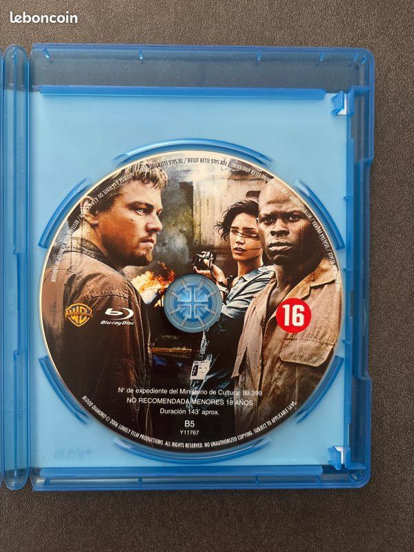 DVD blu-ray blood Diamond (image 2)