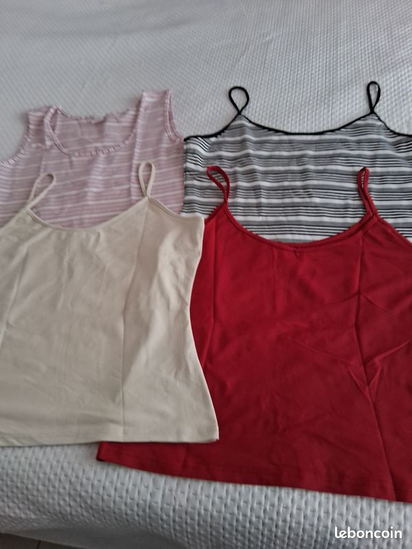 Lot de 4 débardeurs CAMAÏEU (image 1)