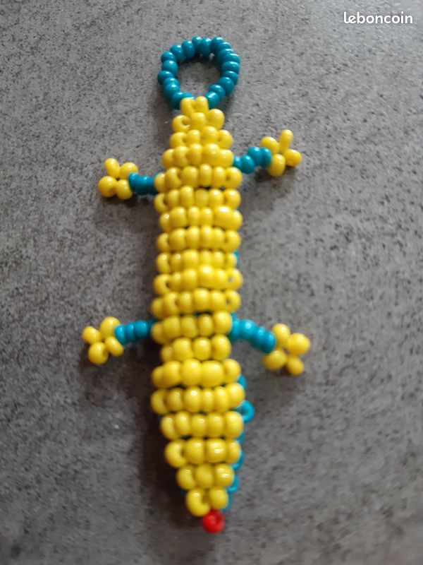 Crocodile en perles (image 2)