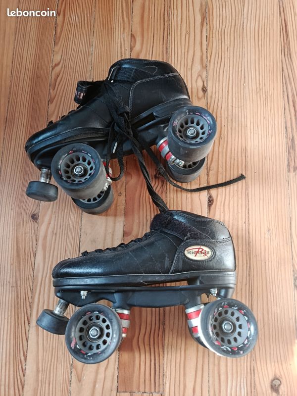 Riedell 126 She Devil Roller Skates w Triton Plate Size 5