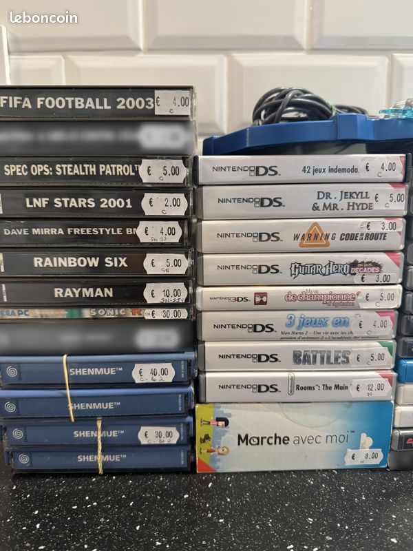 Jeux PS1 Dreamcast PSP PS2 Wii U (image 2)