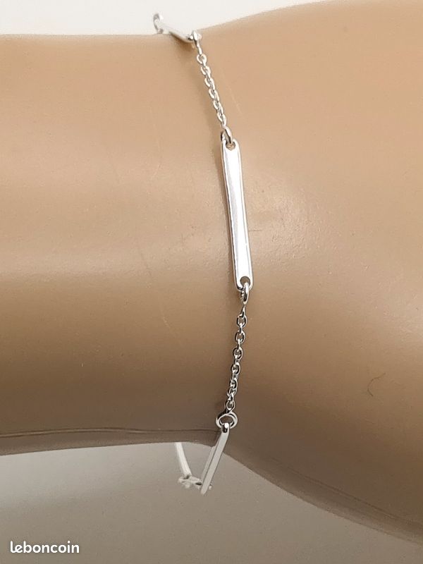 Bracelet Femme élégant En Argent 925 - Marque Thanina Bijoux - Style Chaîne - Idéal Pour Cadeau