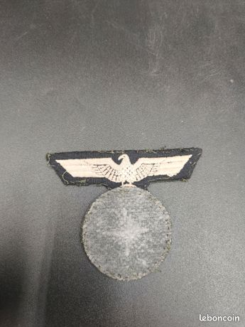 Insigne Original Marine Française Vauban Contre-torpilleur, 1940 WWII, Sans Attache