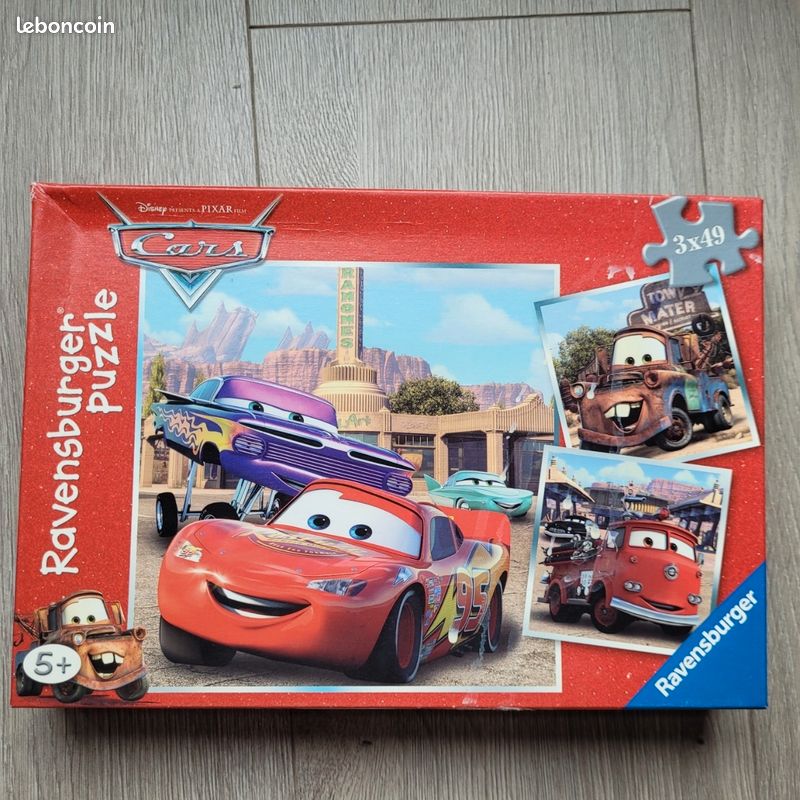 3 puzzles Cars de 49 pièces (image 1)