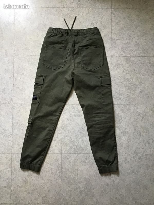 Pantalon cargo kaki garçon taille XS (image 3)