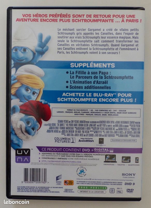 DVD Les Schtroumpfs 2 (image 2)