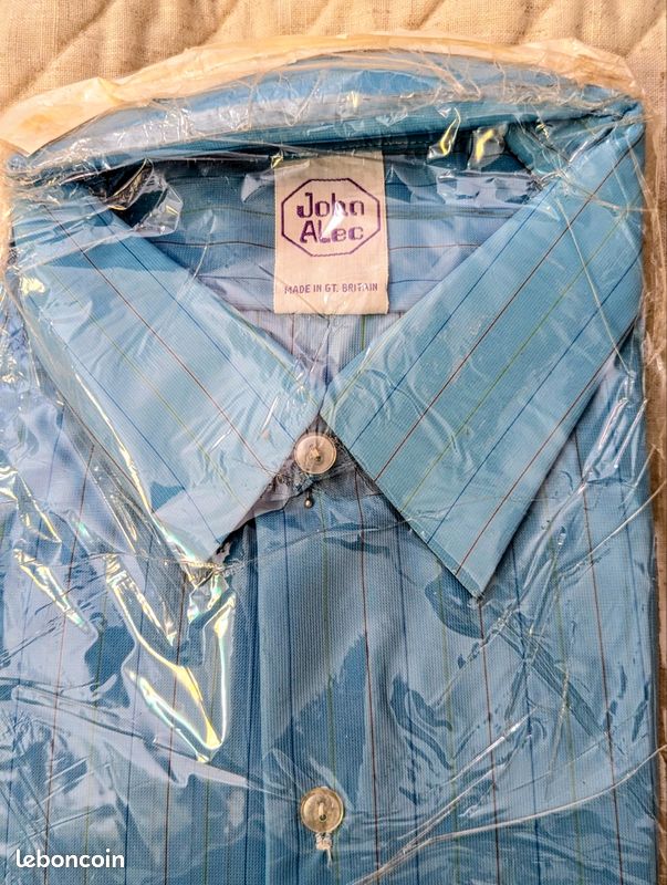 Chemise NYLON 1970 Stock Neuf d'époque XL (image 2)