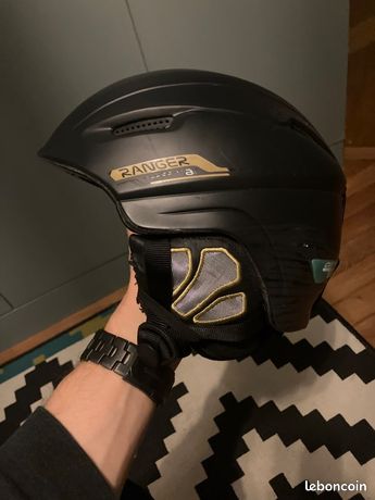 casque ski salomon ranger custom air SALOMON RANGER CUSTOM AIR BLK/GLD 13 1 35,00 Ref : 109408-GOLD Taille:  54/55 Couleur : Unicolor