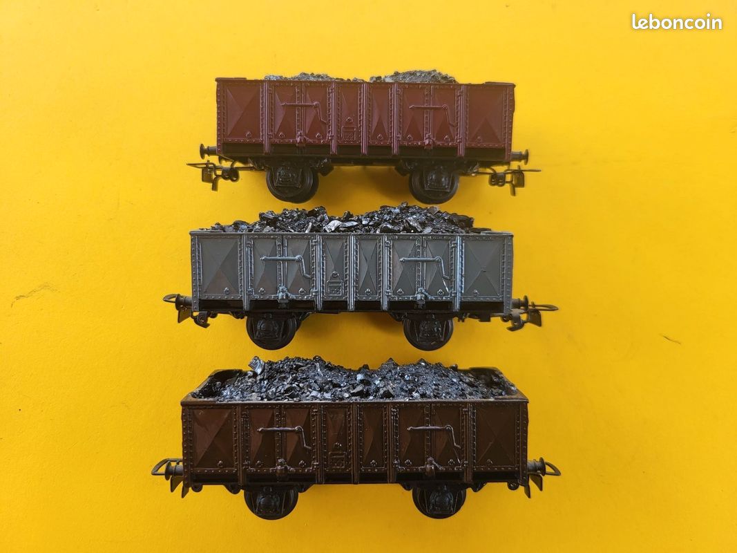 Märklin HO. Wagon en métal transport de charbon,selon photos | Kaufen