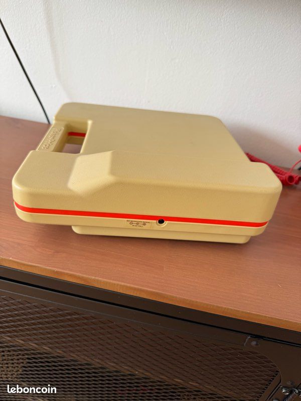 Platine Vinyle Portable Tourne-Disque Électrique Vintage Lecteur Cd