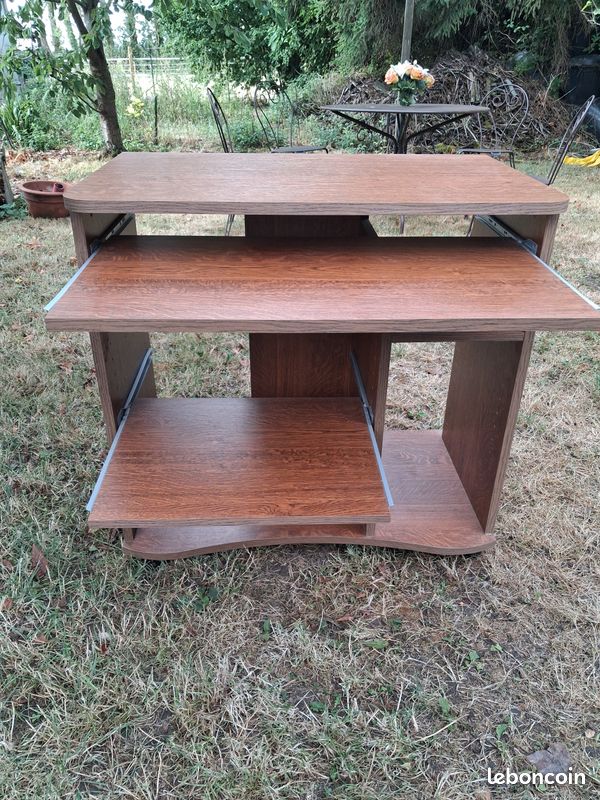 Bureau a roulette pour pc et imprimante (image 5)