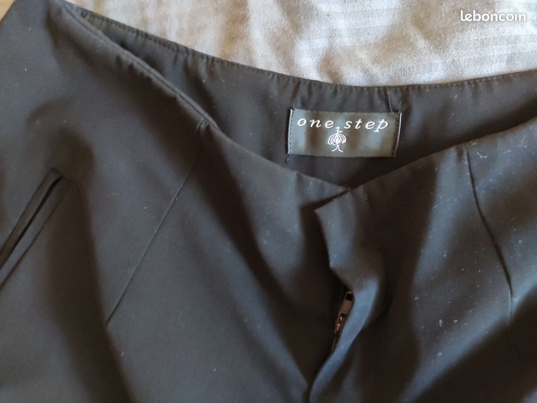 Pantalon One Step Noir (image 3)