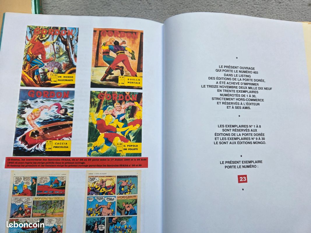 Lot FLASH GORDON Austin BRIGGS Editions La Porte Dorée et Mongo version intégrale L'âge d'or 1940 1944 tomes 1 2 3 4 rare voire introuvable (image 15)