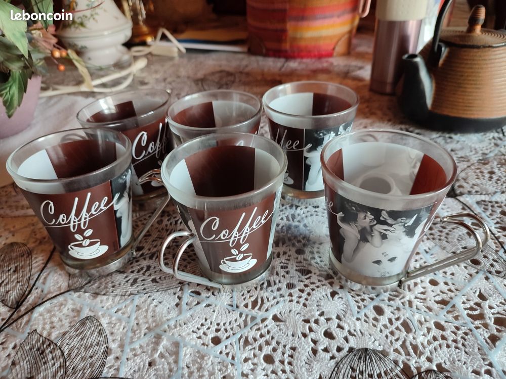 6 verres à café (image 1)
