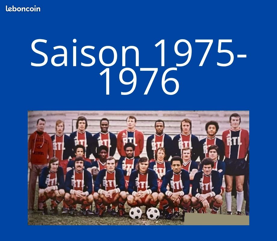 Maillot PSG RTL Réédition 1975 - Nike - Rouge - Taille XL - Neuf Avec étiquettes