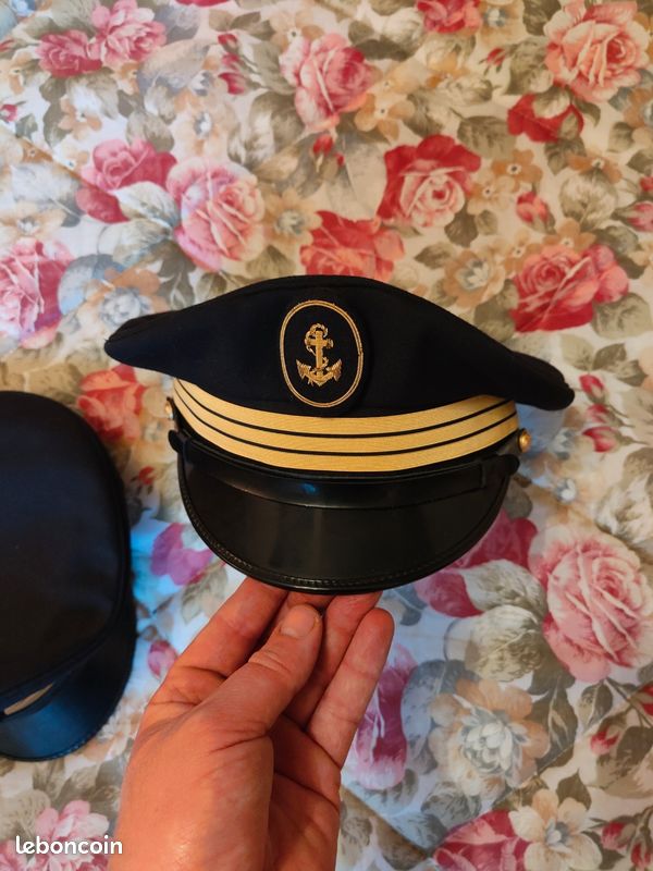 Casquette De Marin Création Française Nyls - Taille 59, Couleur Bleue, Neuf Avec étiquettes