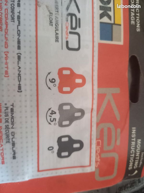 Cales pour chaussures de cycliste (image 3)