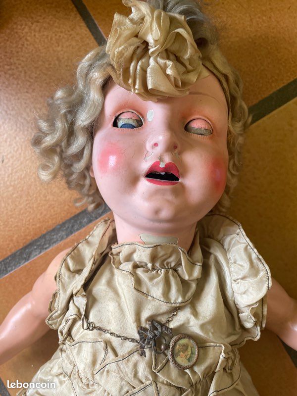 Grande Poupée GEGE Vintage – 60 Cm – Marche Et Parle – Fabrication Française